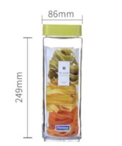 HŨ THỦY TINH VUÔNG HÀN QUỐC 1300ML-IP606