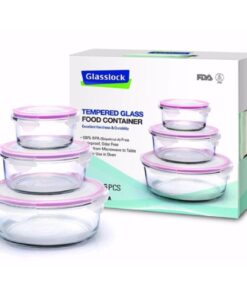 GL156-BỘ 3 HỘP THỦY TINH CƯỜNG LỰC HÌNH TRÒN NHẬP KHẨU HÀN QUỐC